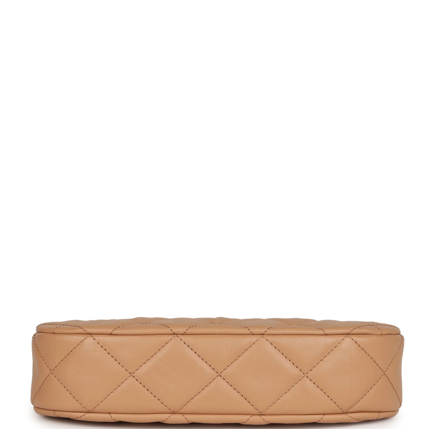 Chanel 19 Hobo Bag Beige Aged Calfskin Brushed Gold Hardware - Image 7