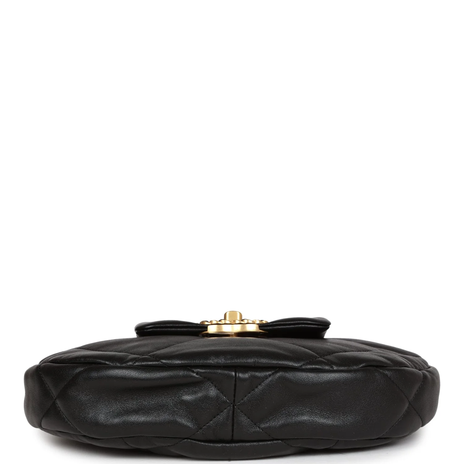 Chanel 19 Hobo Bag Black Lambskin Mixed Metal Hardware - Image 6