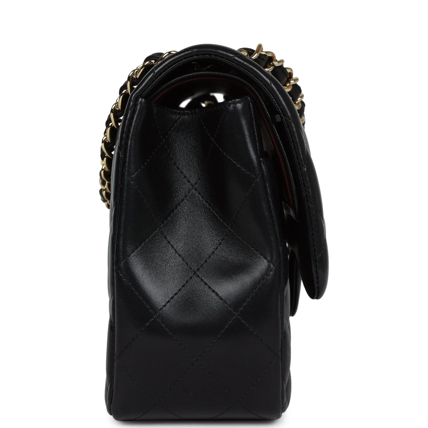 Chanel Jumbo Classic Double Flap Black Lambskin Gold Hardware - Image 3