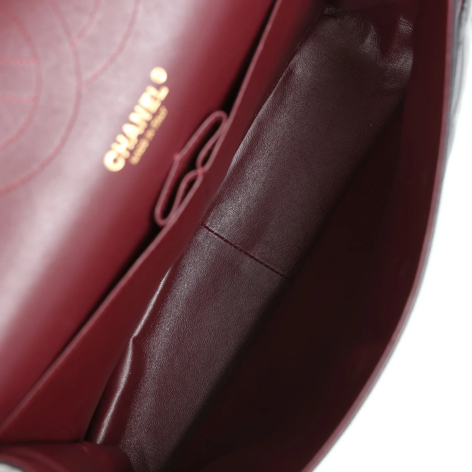 Chanel Jumbo Classic Double Flap Black Lambskin Gold Hardware - Image 9