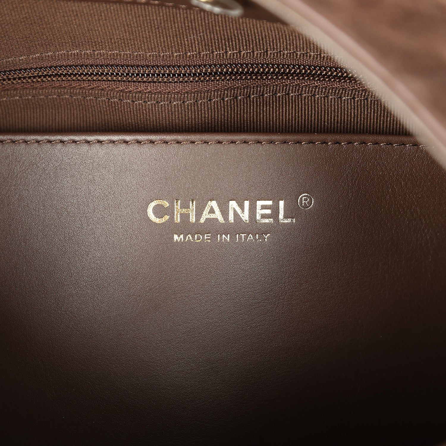 Chanel Maxi Hobo Bag Dark Brown Suede Antique Gold Hardware - Image 9