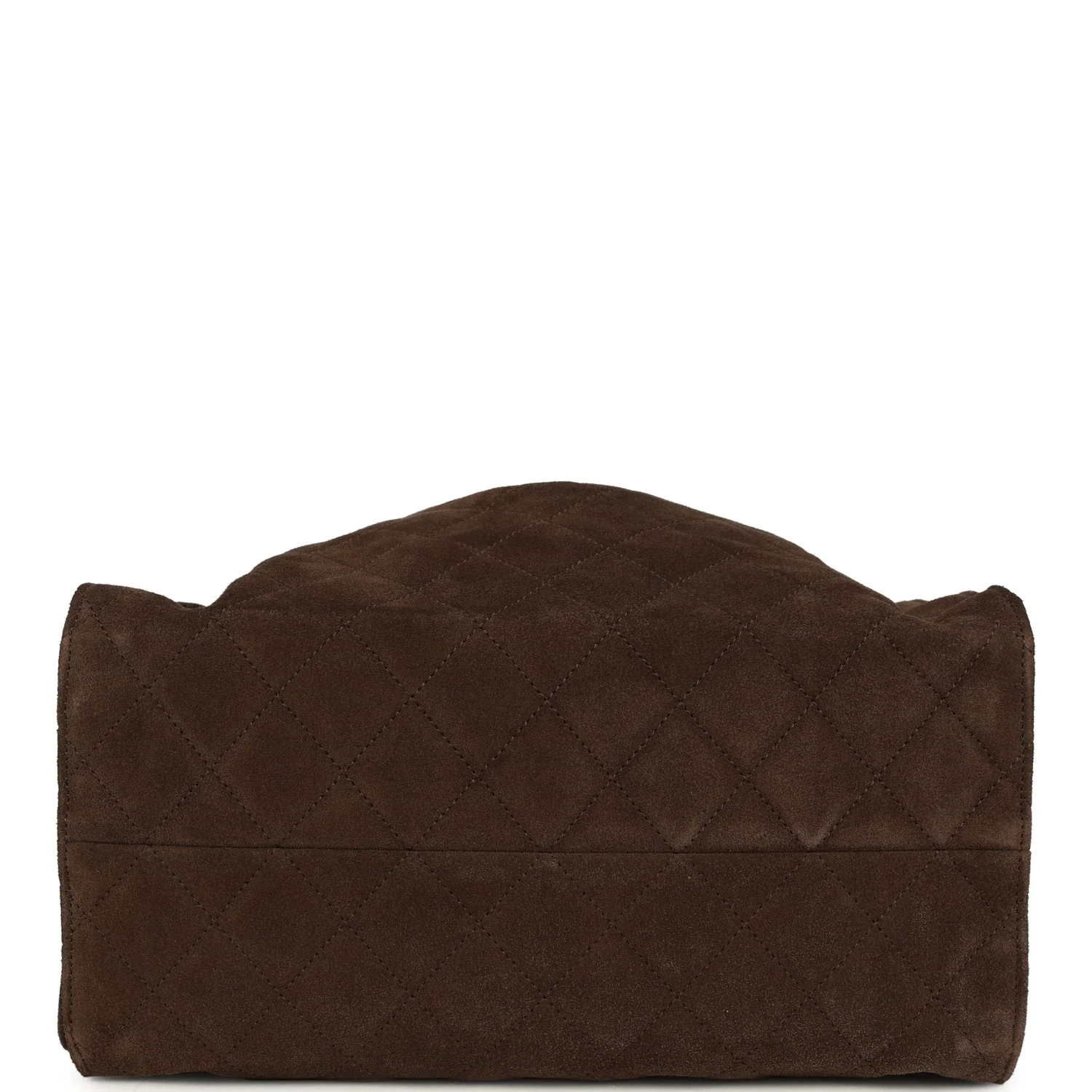 Chanel Medium 25 Hobo Bag Dark Brown Suede Antique Gold Hardware - Image 7