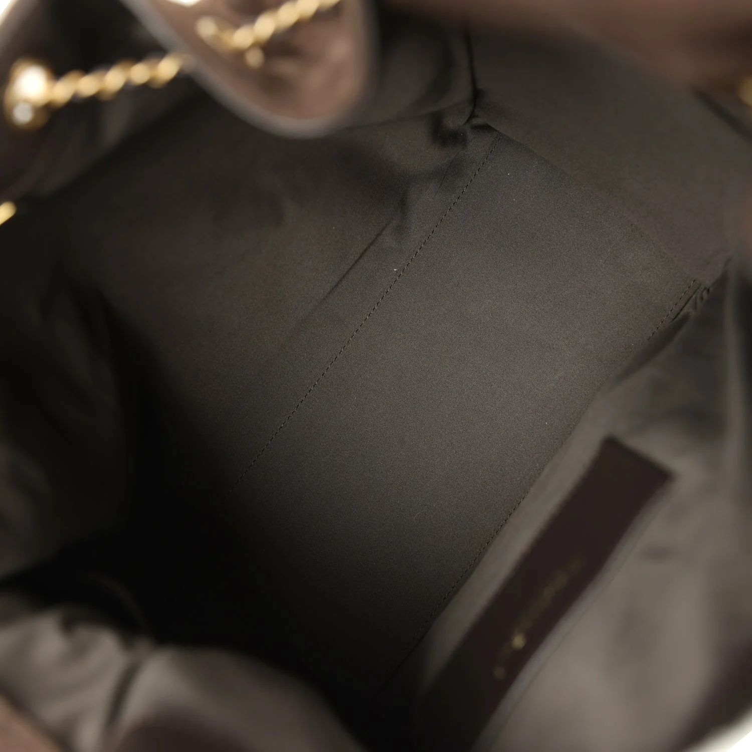 Chanel Medium 25 Hobo Bag Dark Brown Suede Antique Gold Hardware - Image 9