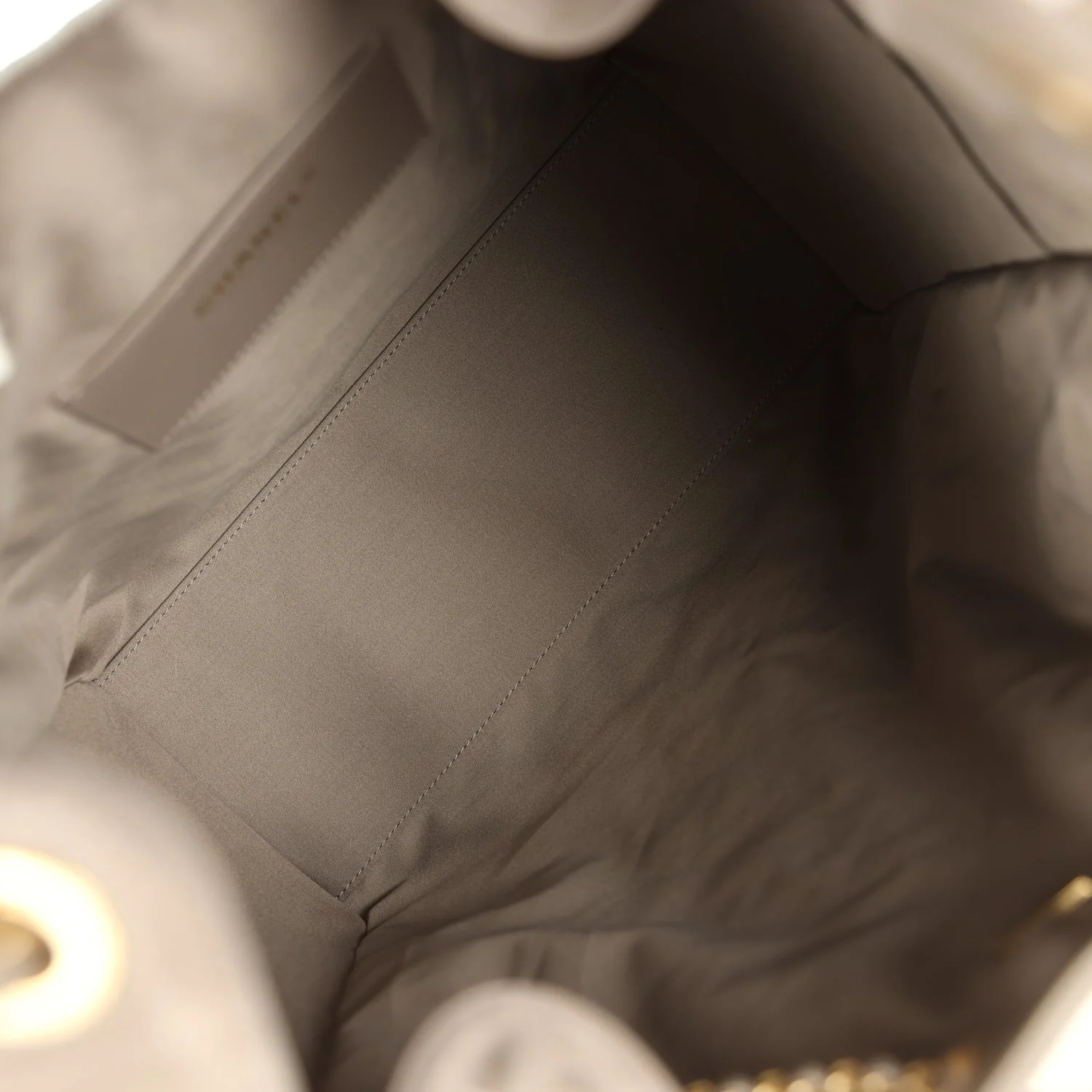 Chanel Medium 25 Hobo Bag Dark Grey Suede Antique Gold Hardware - Image 9