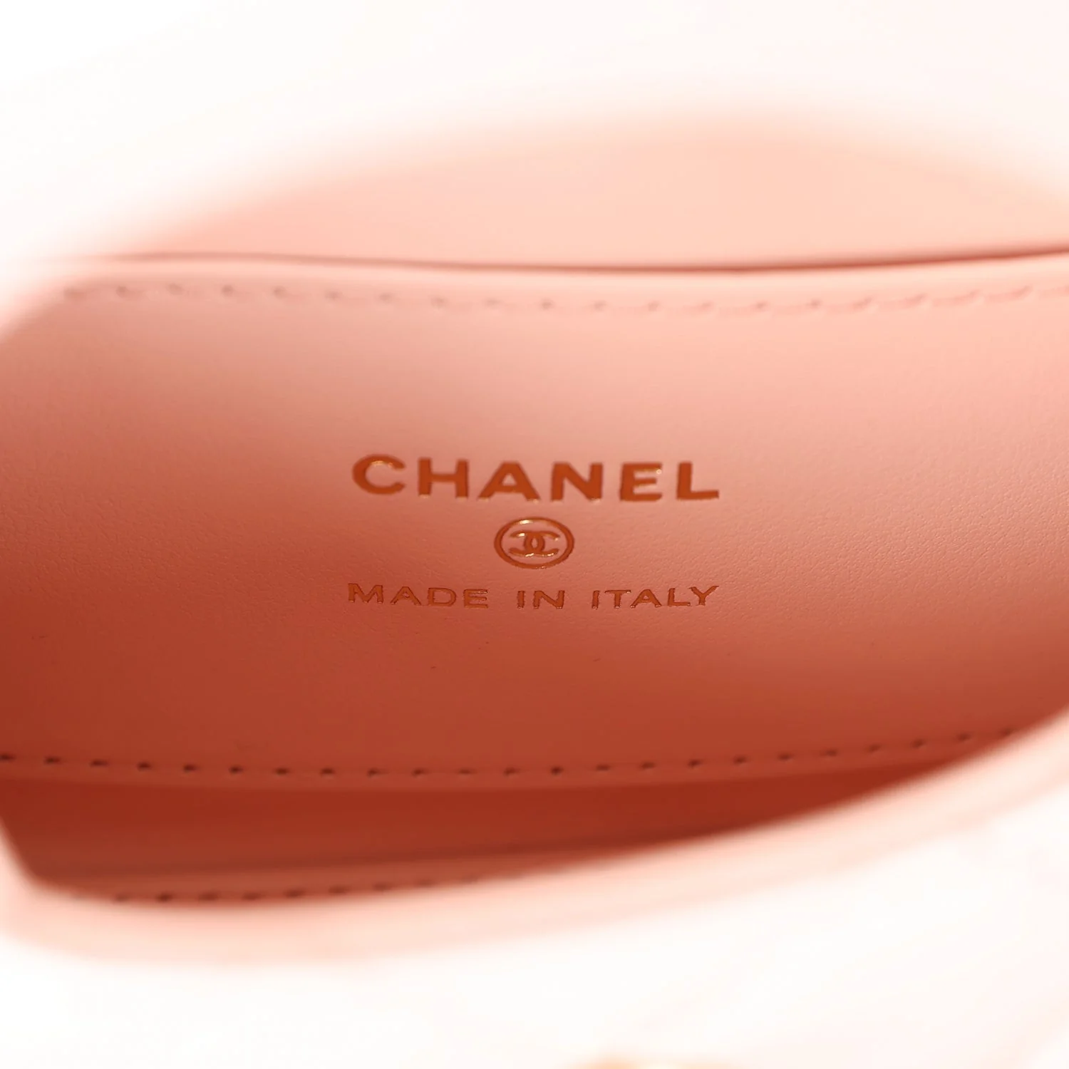 Chanel Nano Kelly Shopper Light Pink Shiny Aged Calfskin Brushed Gold Hardware - Image 9