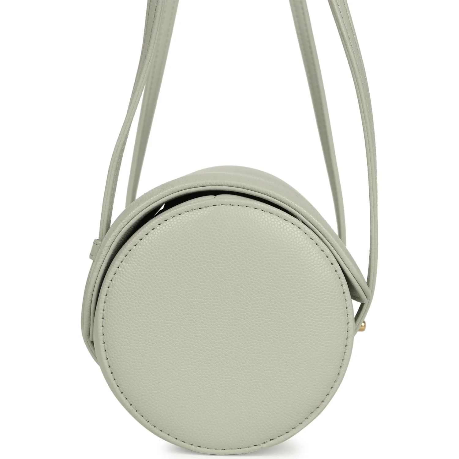 Chanel Preppy Coco Bowling Bag Light Green Shiny Caviar Brushed Gold Hardware - Image 3