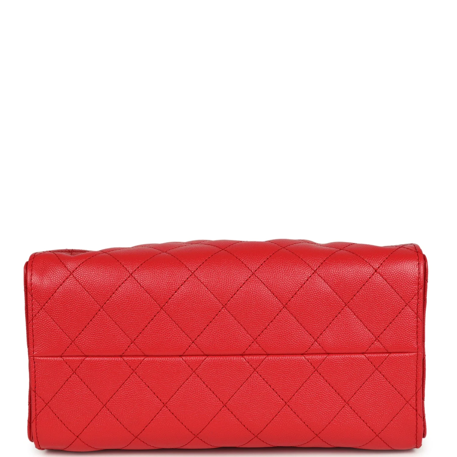 Chanel Small 25 Hobo Bag Dark Red Caviar Antique Gold Hardware - Image 6