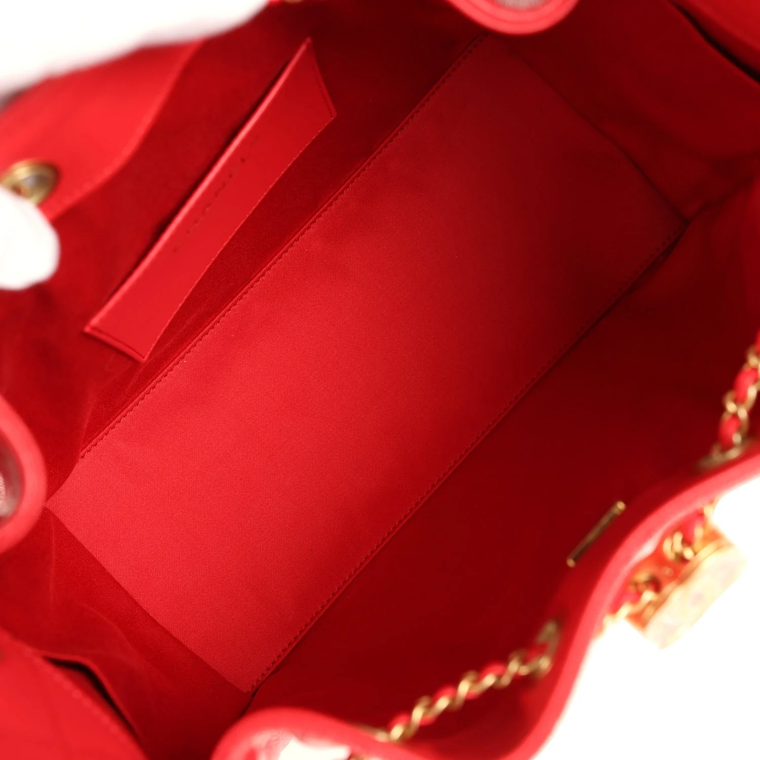 Chanel Small 25 Hobo Bag Dark Red Caviar Antique Gold Hardware - Image 8