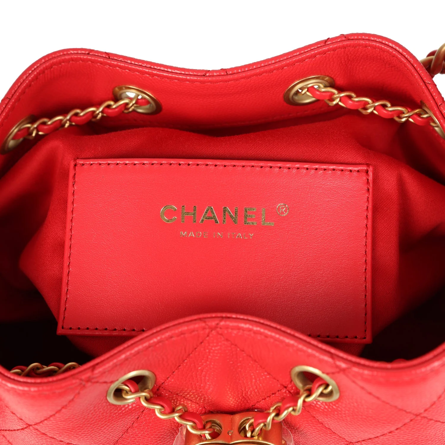 Chanel Small 25 Hobo Bag Dark Red Caviar Antique Gold Hardware - Image 9