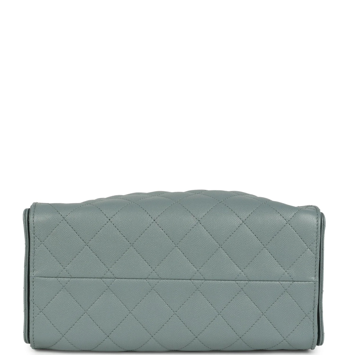 Chanel Small 25 Hobo Bag Green Caviar Antique Gold Hardware - Image 7