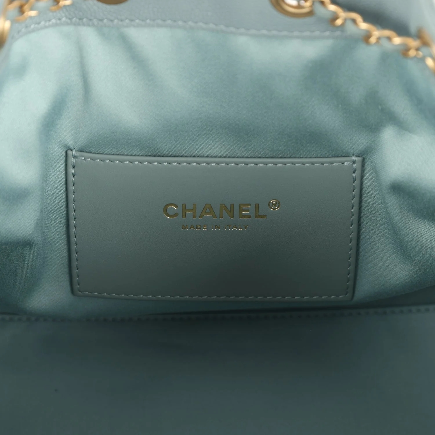 Chanel Small 25 Hobo Bag Green Caviar Antique Gold Hardware - Image 9