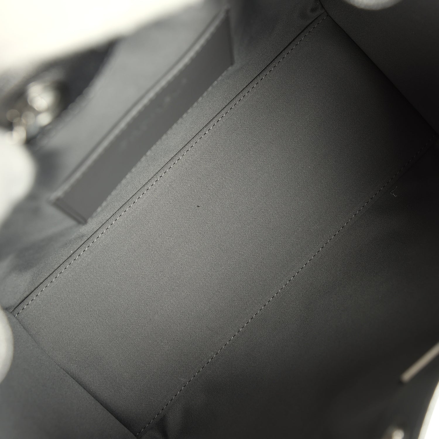 Chanel Small 25 Hobo Bag Metallic Anthracite Caviar Silver Hardware - Image 8