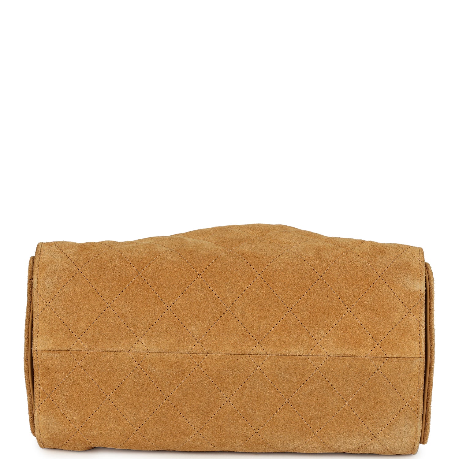 Chanel Small 25 Hobo Bag Tan Suede Antique Gold Hardware - Image 7