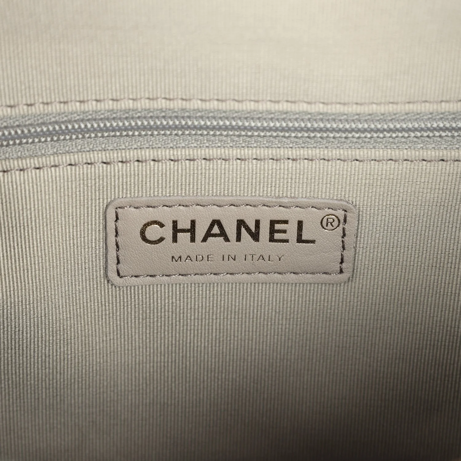 Chanel Small Bowling Bag Dark Grey Suede Antique Gold Hardware - Image 9