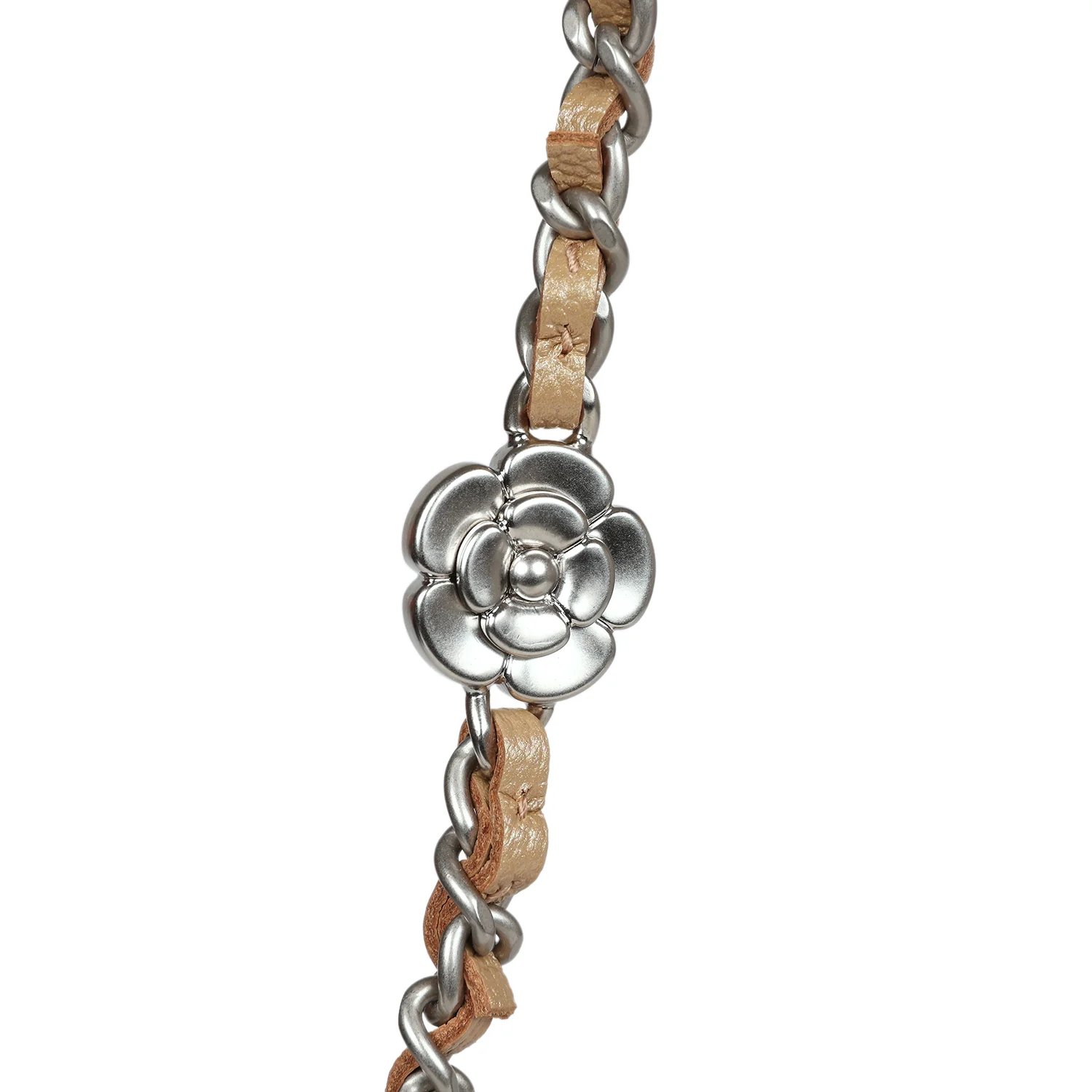 Chanel Wallet On Chain WOC Beige Iridescent Caviar Silver Hardware - Image 9