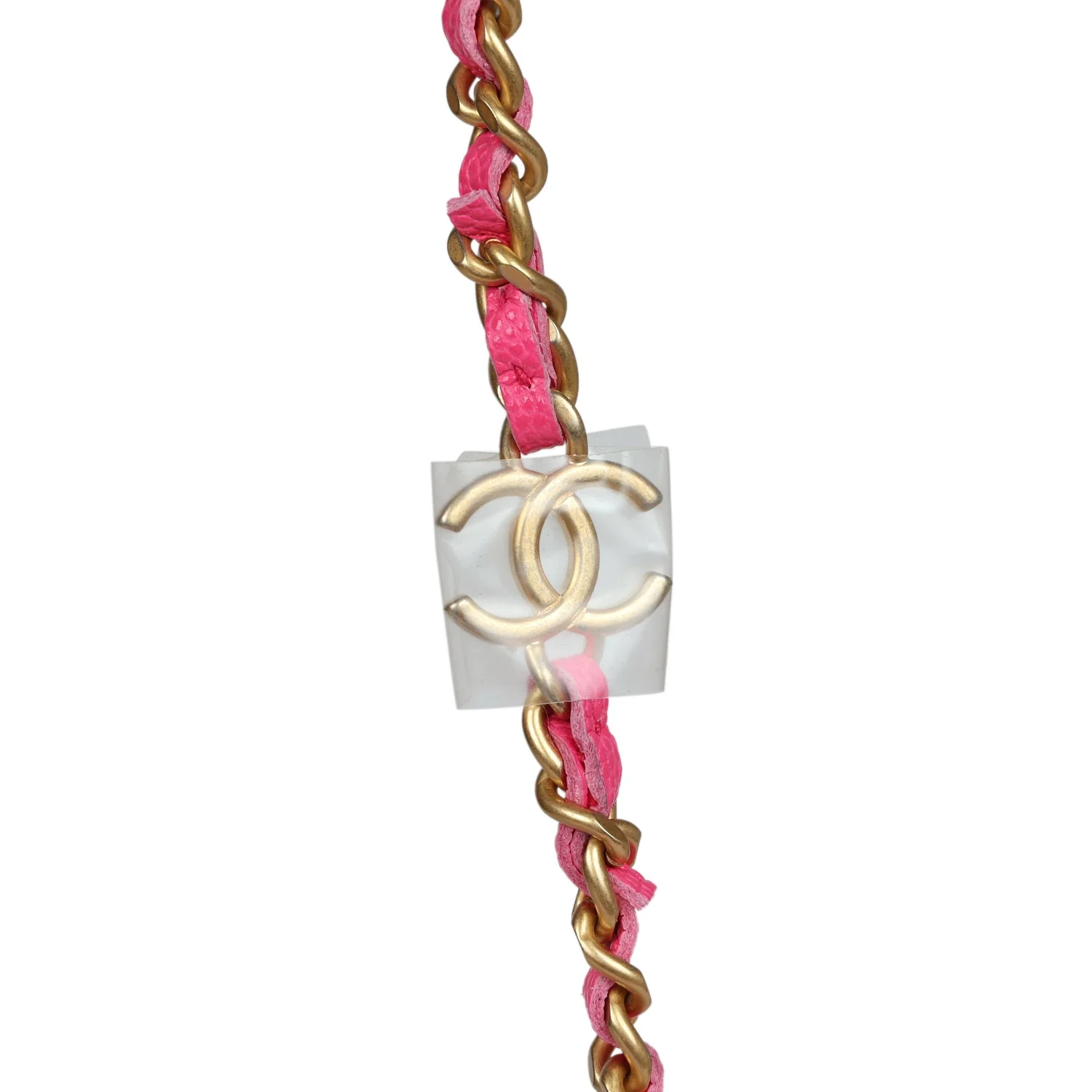 Chanel Wallet on Chain WOC Fuchsia Caviar Antique Gold Hardware - Image 10