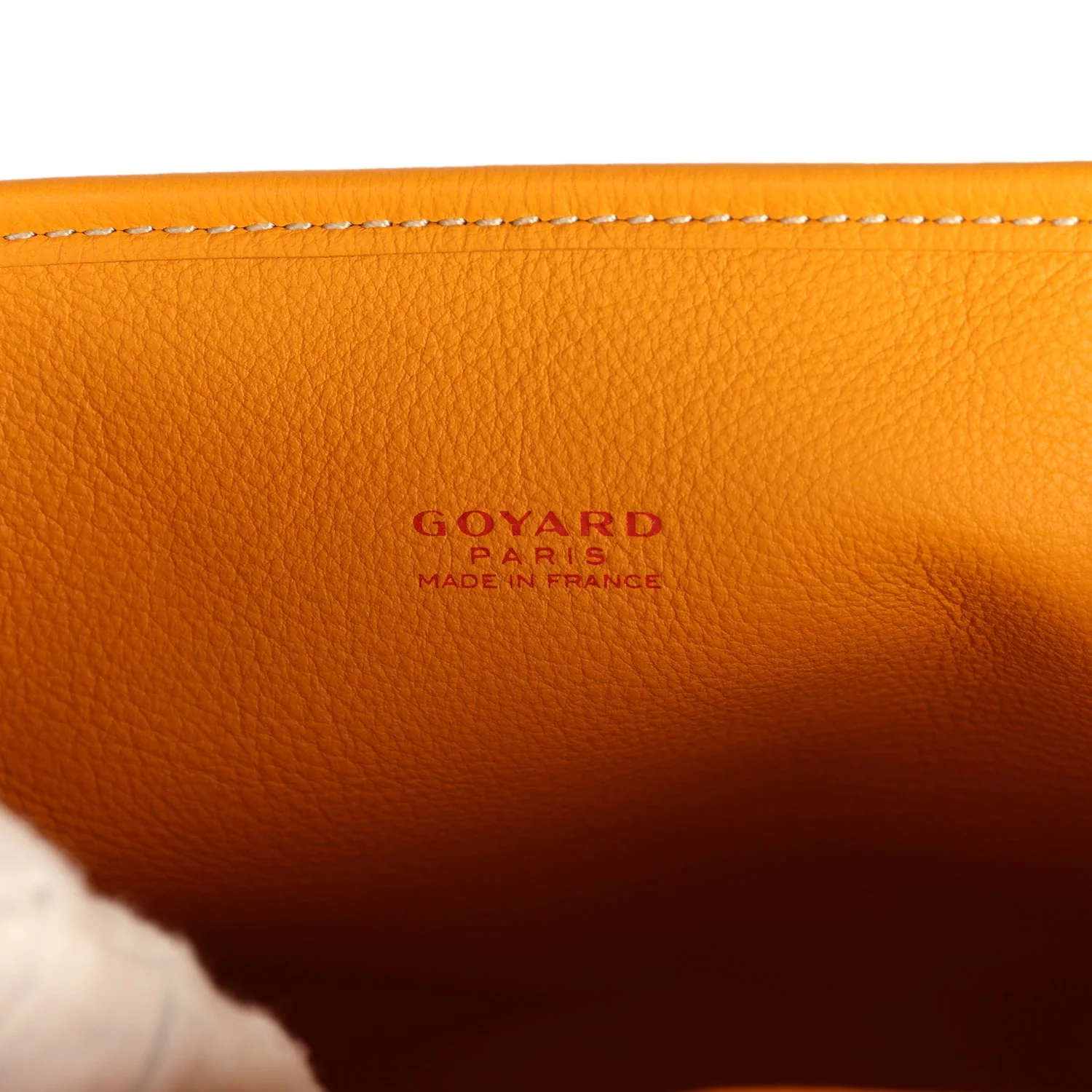 Goyard Goyardine Yellow Anjou Mini Bag Palladium Hardware - Image 9