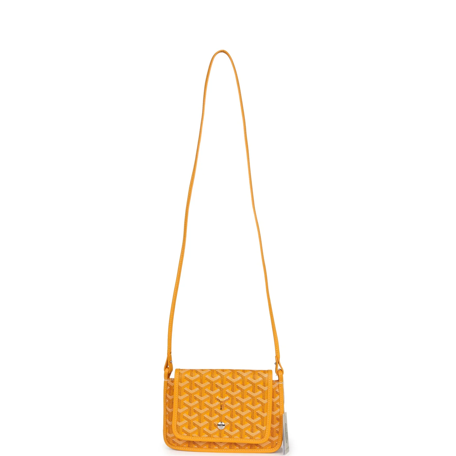 Goyard Plumet Pocket Wallet Yellow Goyardine Palladium Hardware - Image 7