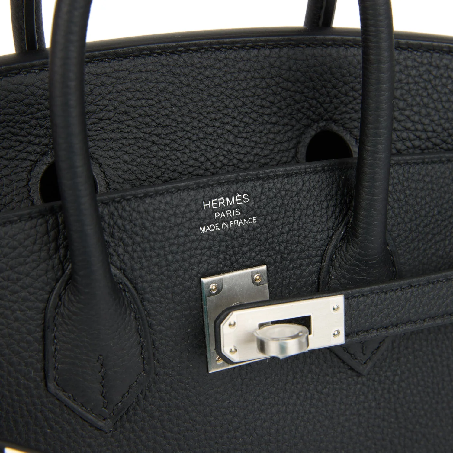 Hermes Birkin 25 Black Togo Brushed Palladium Hardware - Image 7
