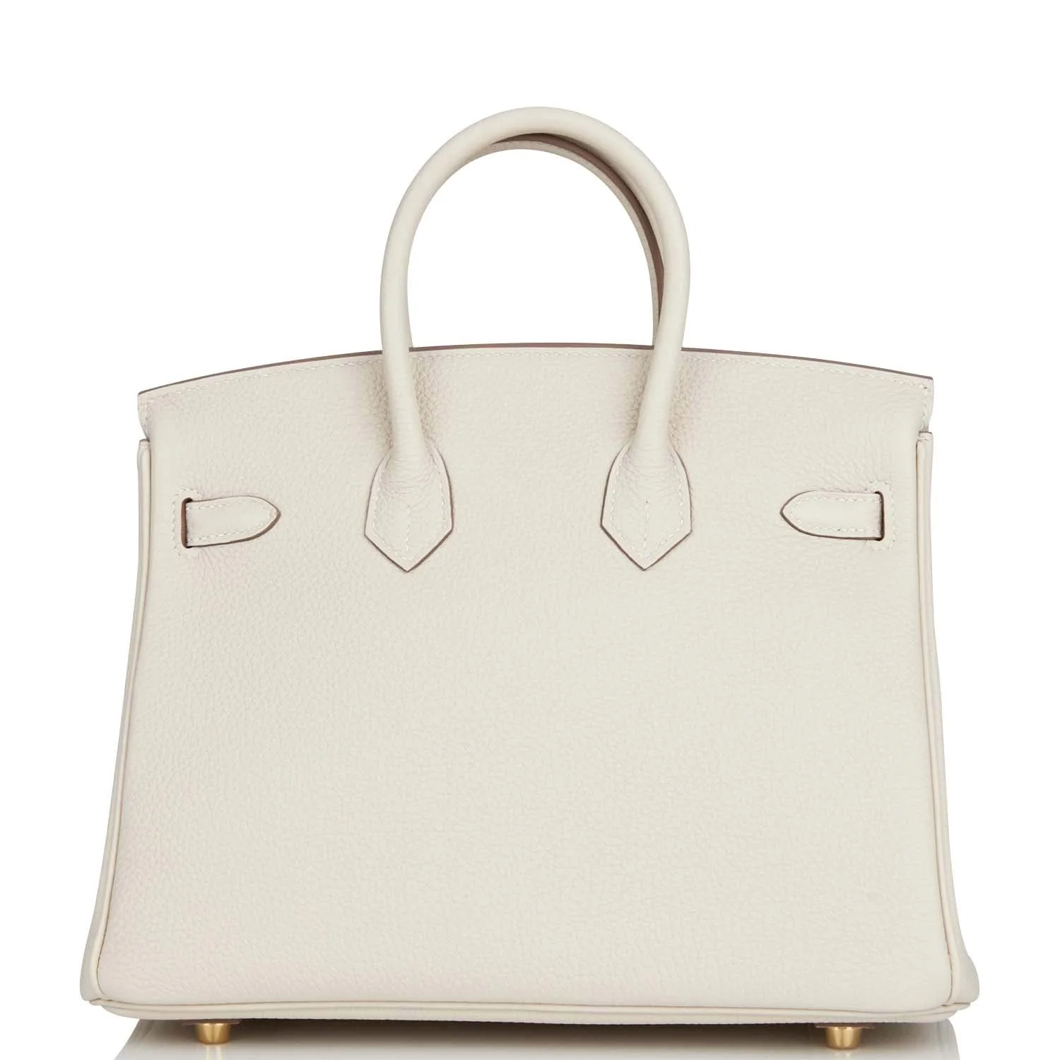 Hermes Birkin 25 Craie Togo Gold Hardware - Image 4