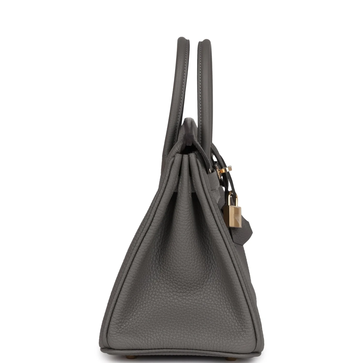 Hermes Birkin 25 Gris Meyer Togo Permabrass Hardware - Image 3