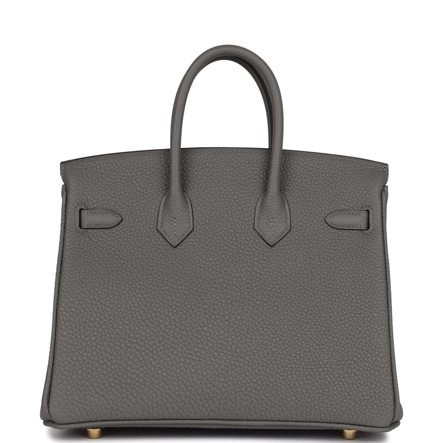 Hermes Birkin 25 Gris Meyer Togo Permabrass Hardware - Image 4