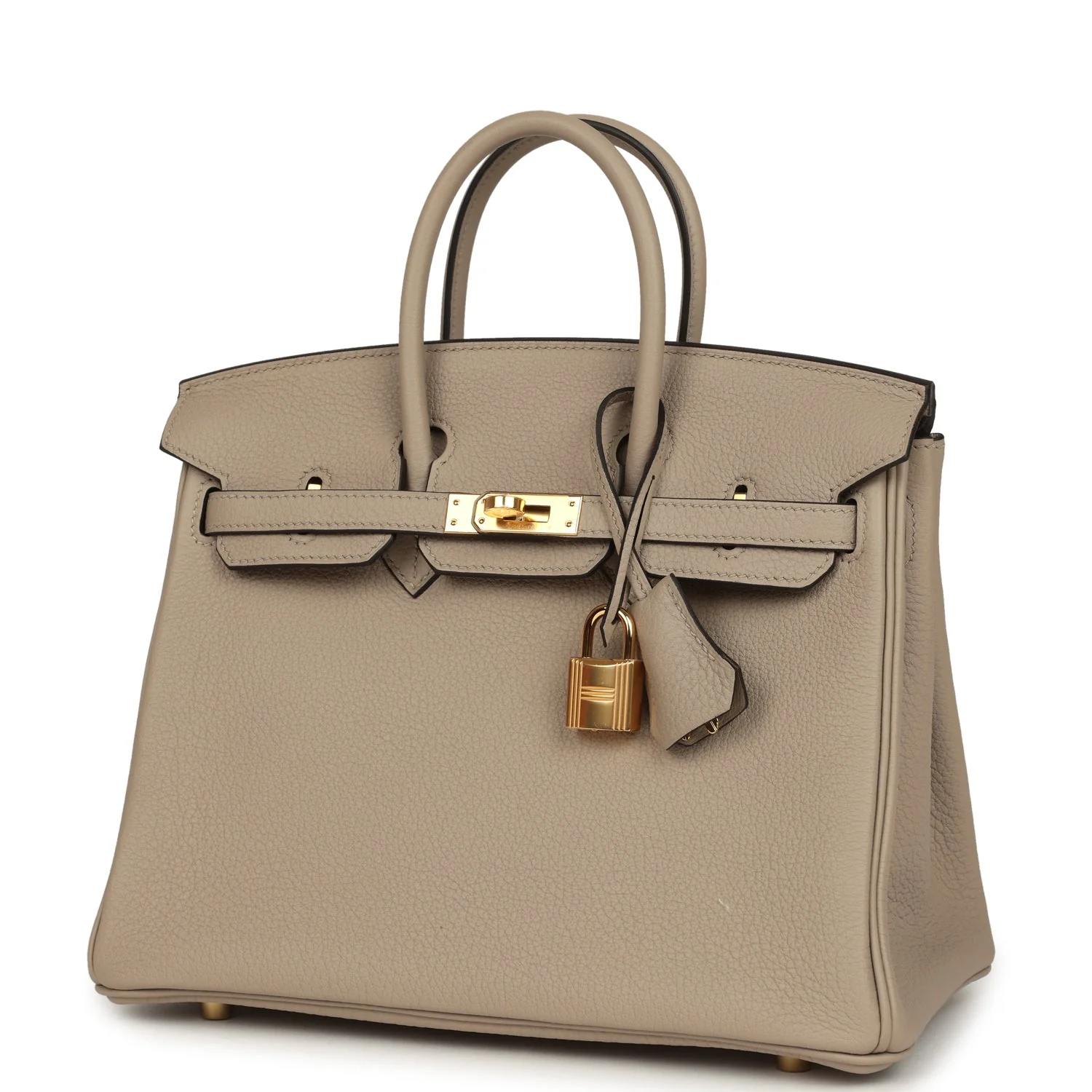 Hermes Birkin 25 Gris Tourterelle Togo Gold Hardware - Image 5