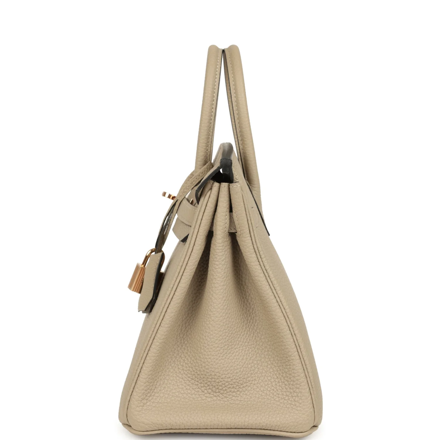 Hermes Birkin 25 Gris Tourterelle Togo Rose Gold Hardware - Image 3