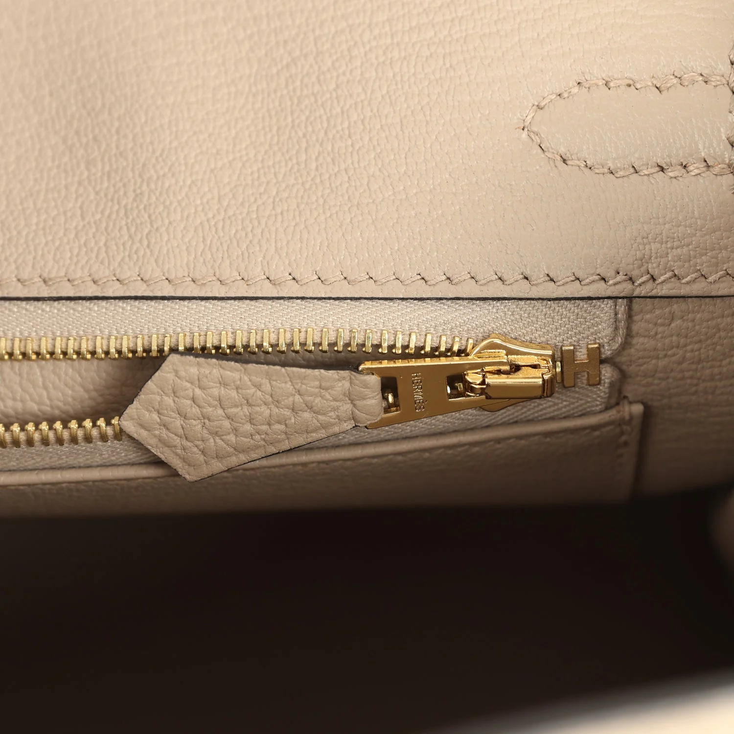 Hermes Birkin 25 Gris Tourterelle Togo Rose Gold Hardware - Image 9