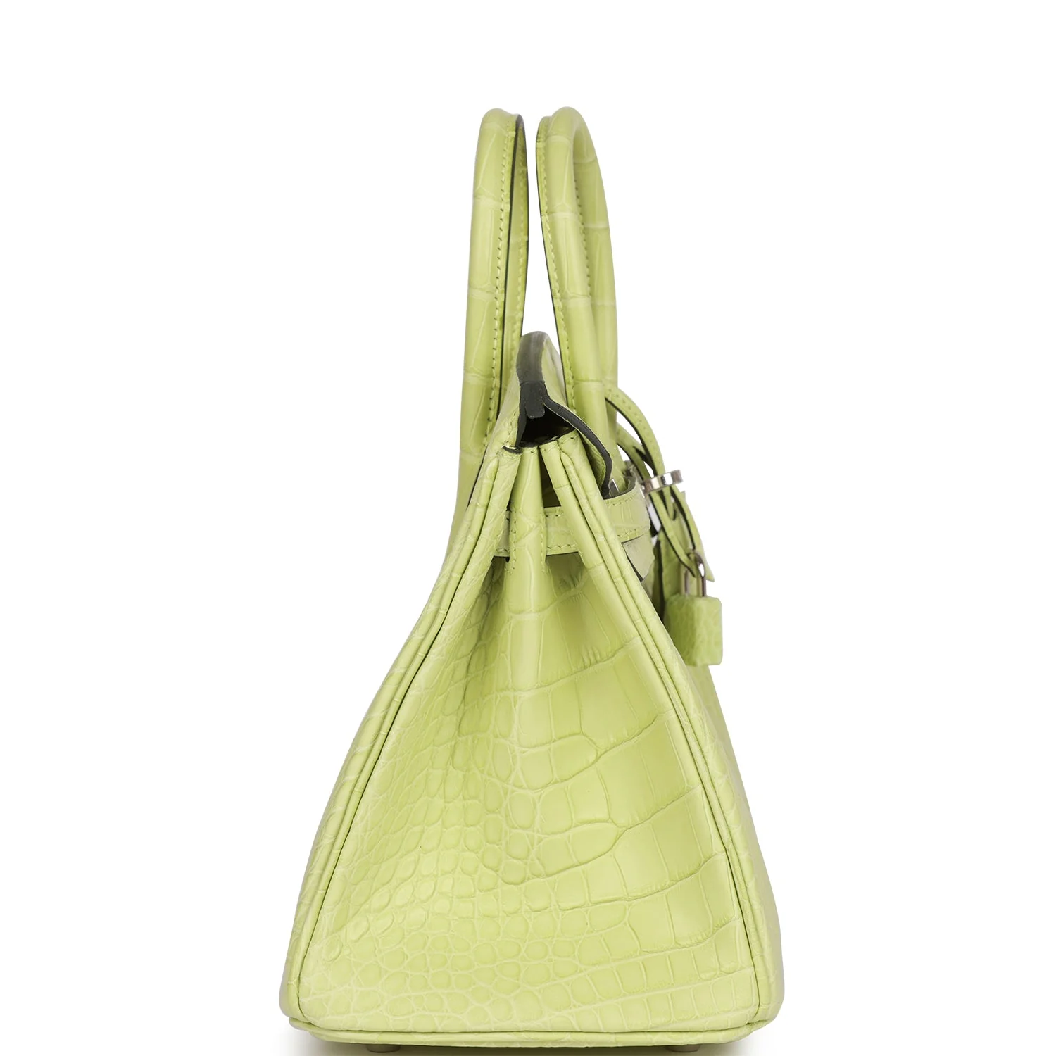 Hermes Birkin 25 Jaune Bourgeon Matte Alligator Palladium Hardware - Image 3