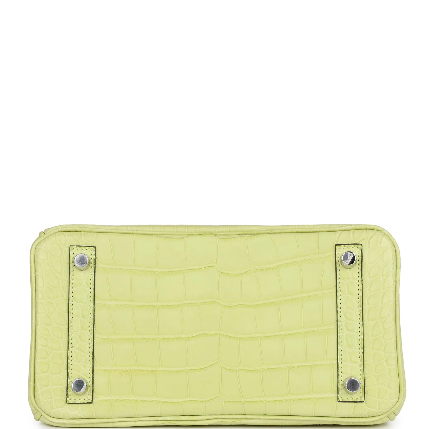 Hermes Birkin 25 Jaune Bourgeon Matte Alligator Palladium Hardware - Image 6