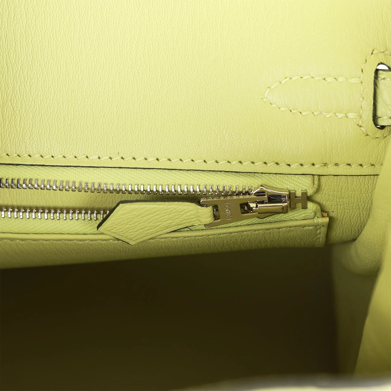 Hermes Birkin 25 Jaune Bourgeon Matte Alligator Palladium Hardware - Image 9