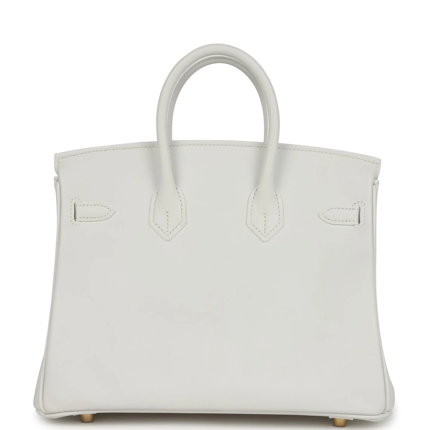 Hermes Birkin 25 New White Swift Gold Hardware - Image 4