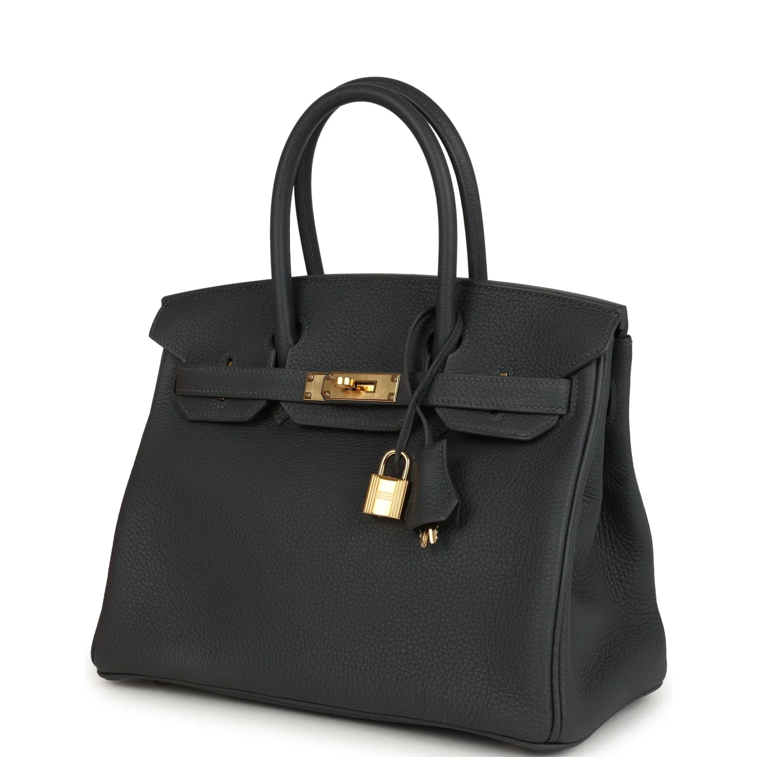 Hermes Birkin 30 Ardoise Togo Gold Hardware - Image 5