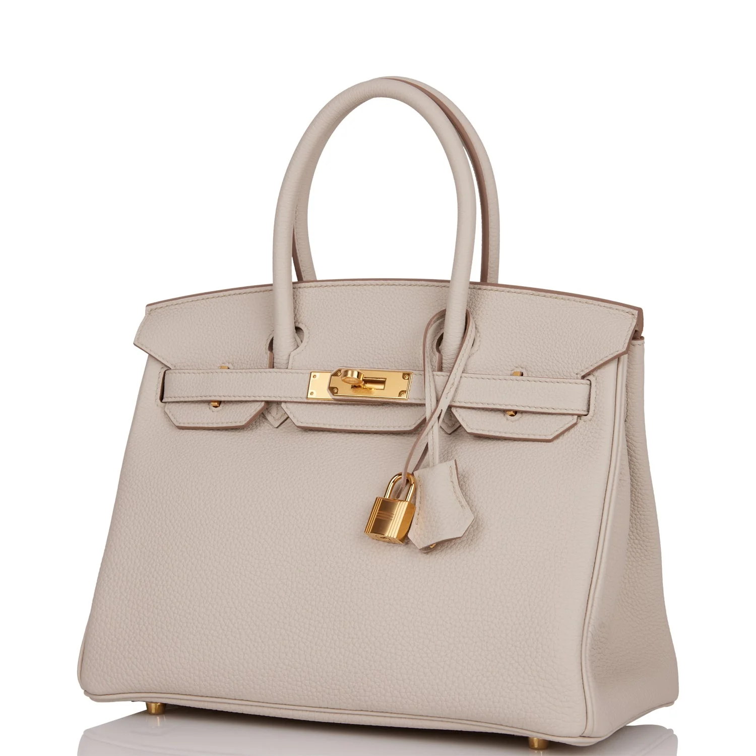Hermes Birkin 30 Beton Togo Gold Hardware - Image 6