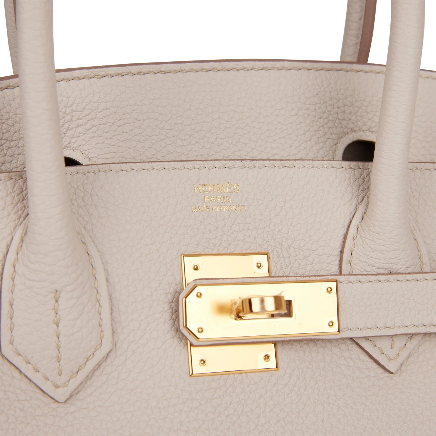 Hermes Birkin 30 Beton Togo Gold Hardware - Image 7