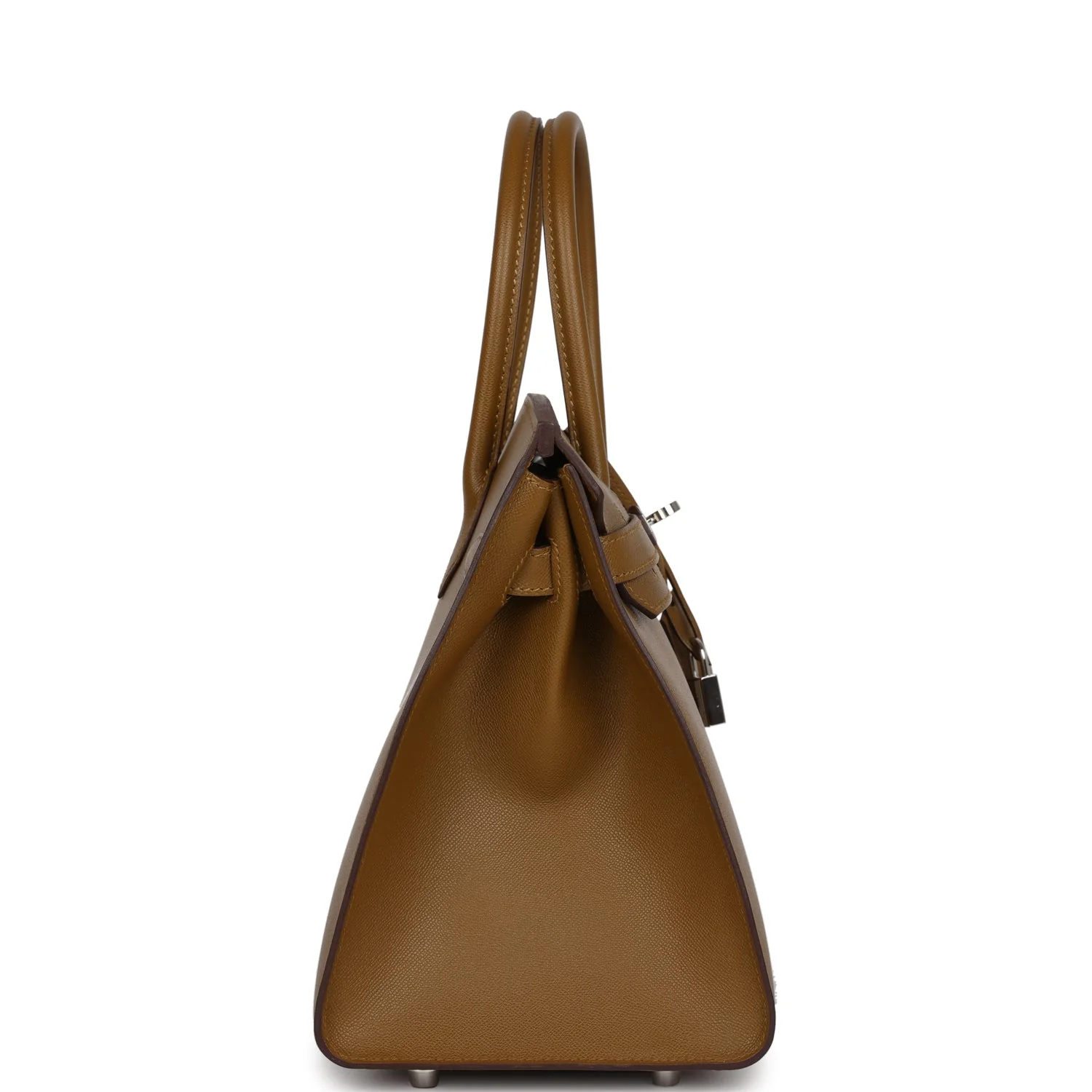 Pre-owned Hermes Birkin Sellier 30 Bronze Dore Madame Palladium Hardware - Image 3