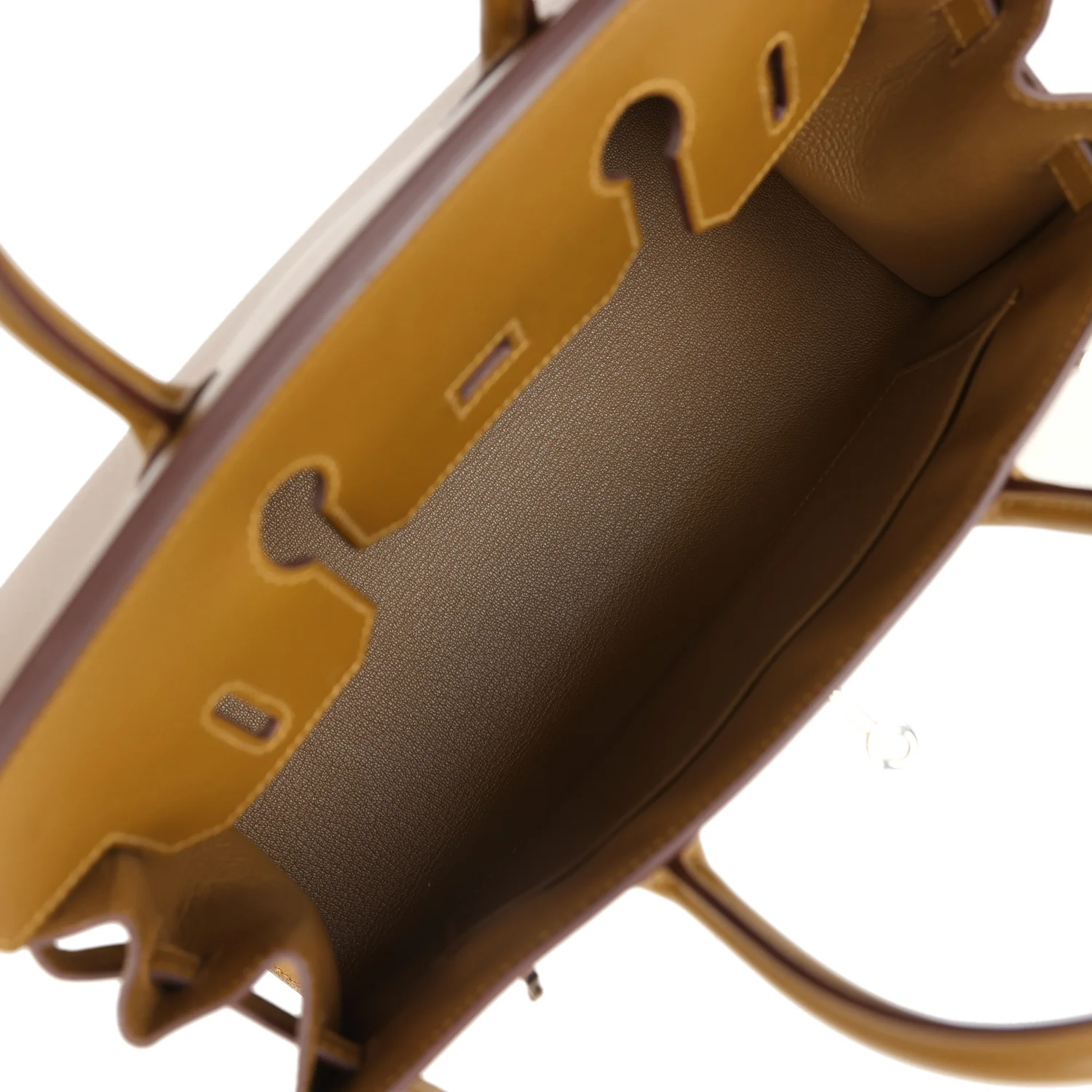 Pre-owned Hermes Birkin Sellier 30 Bronze Dore Madame Palladium Hardware - Image 8