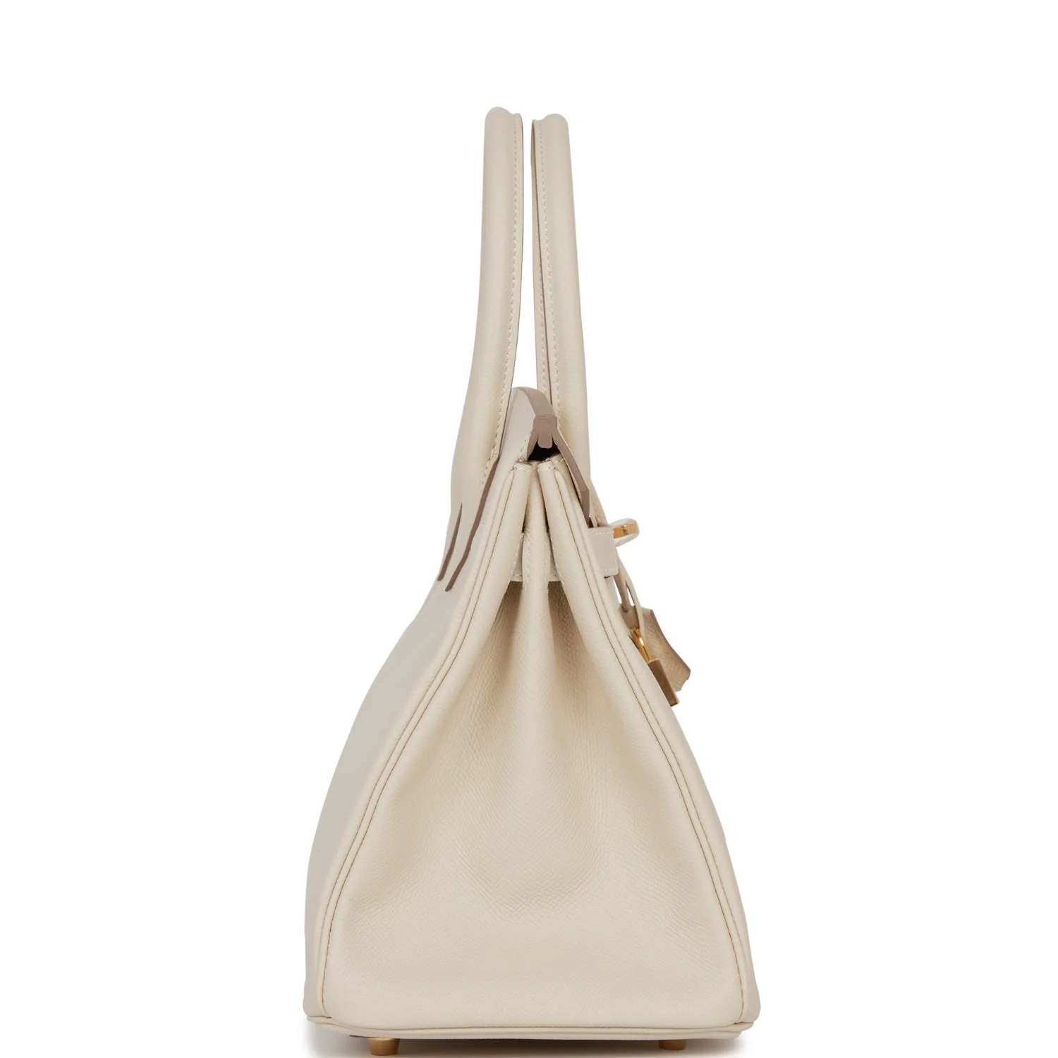 Hermes Birkin 30 Craie Epsom Gold Hardware - Image 3