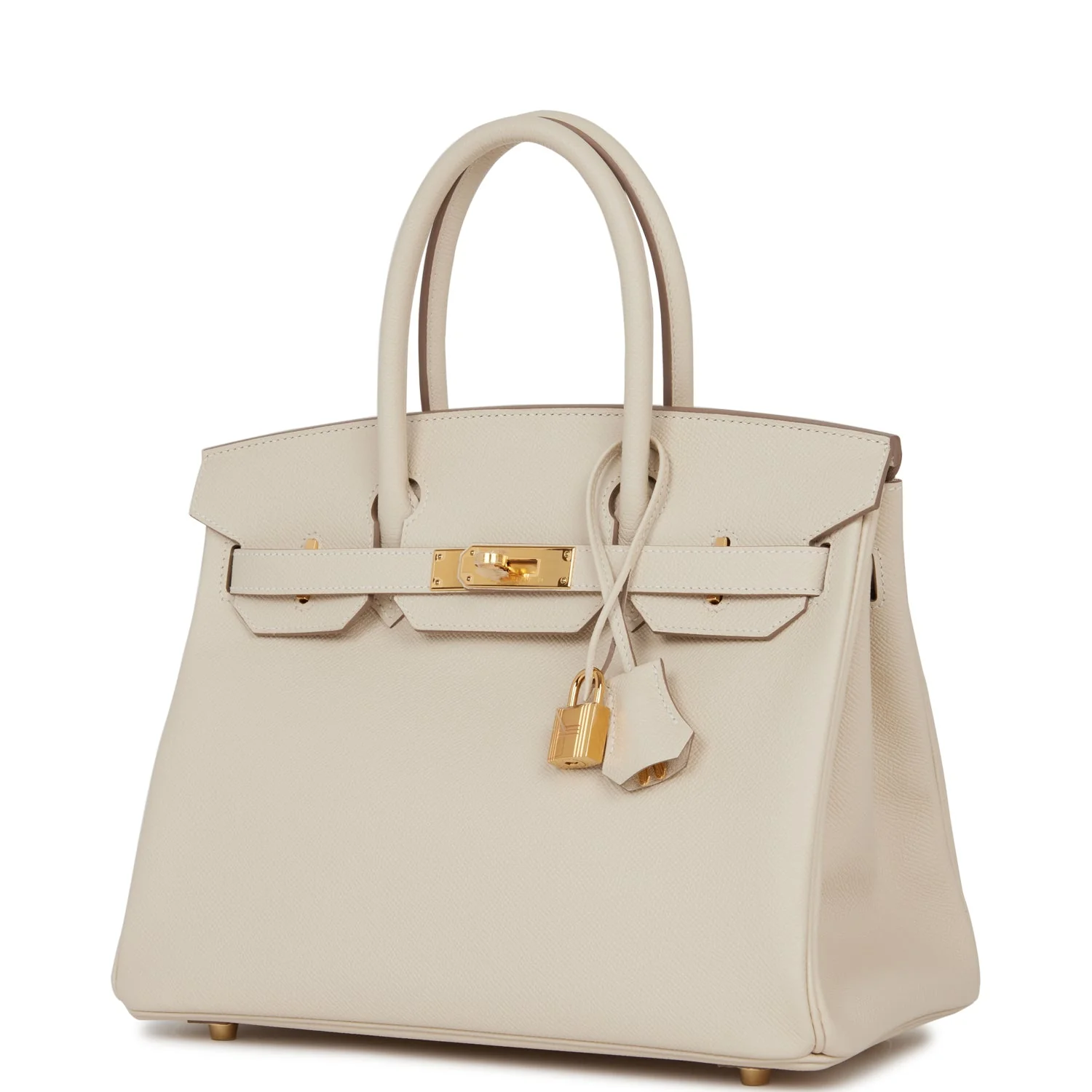 Hermes Birkin 30 Craie Epsom Gold Hardware - Image 5