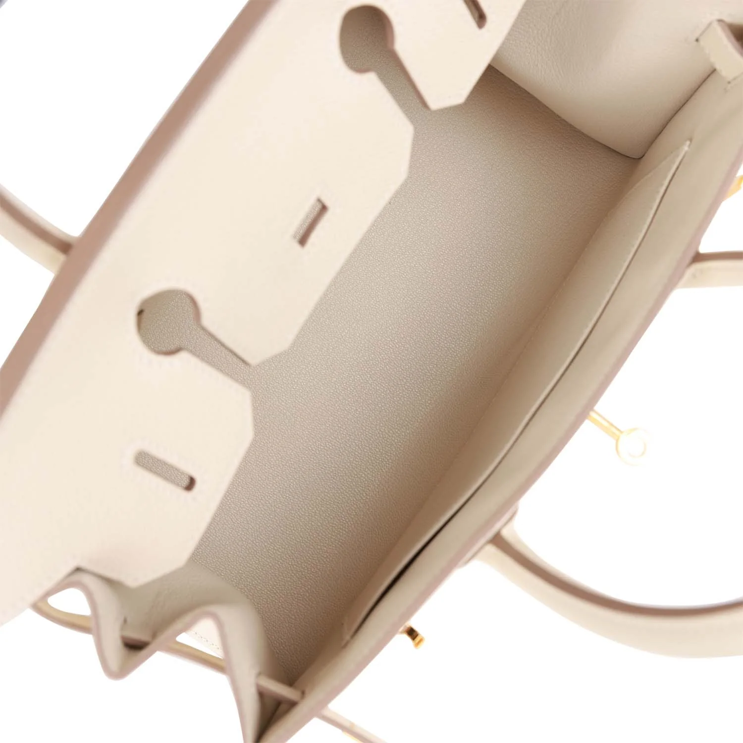 Hermes Birkin Sellier 30 Craie Epsom Gold Hardware - Image 8