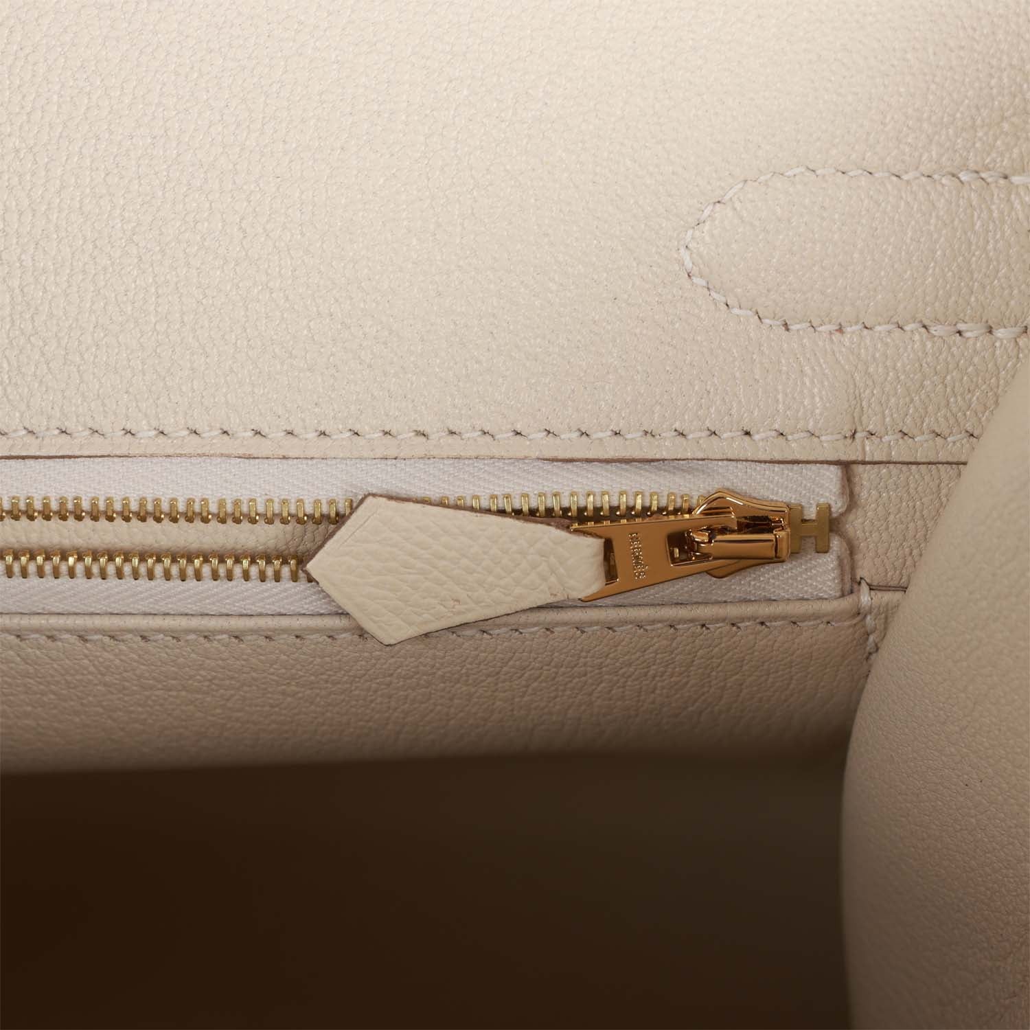 Hermes Birkin Sellier 30 Craie Epsom Gold Hardware - Image 9