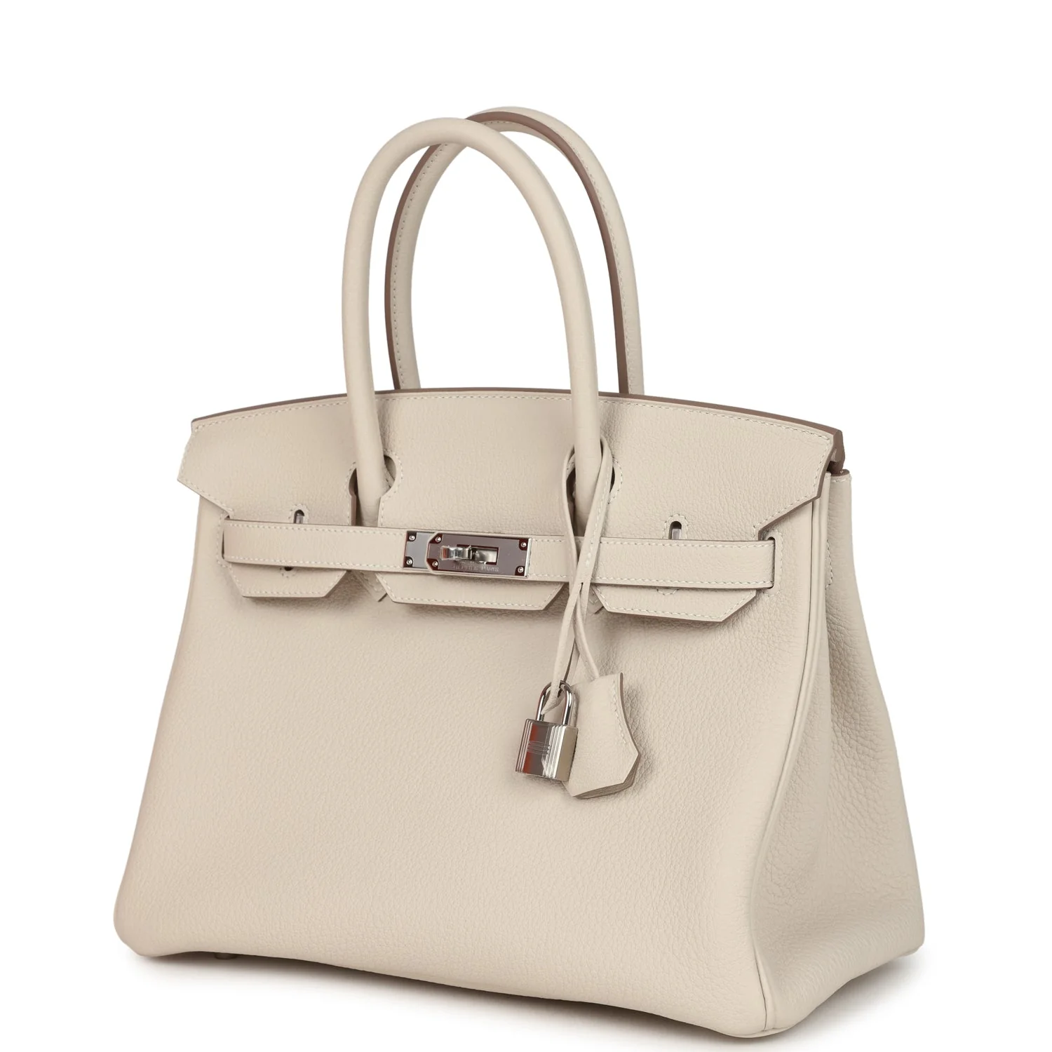 Hermes Birkin 30 Craie Togo Palladium Hardware - Image 3