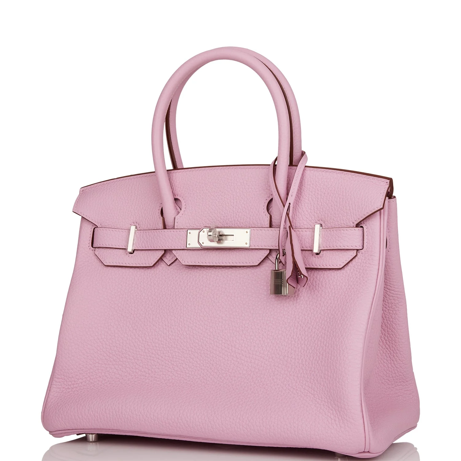 Hermes Birkin 30 Mauve Sylvestre Clemence Palladium Hardware - Image 5