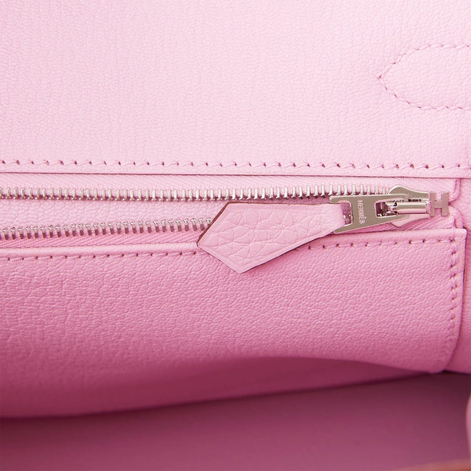 Hermes Birkin 30 Mauve Sylvestre Clemence Palladium Hardware - Image 9