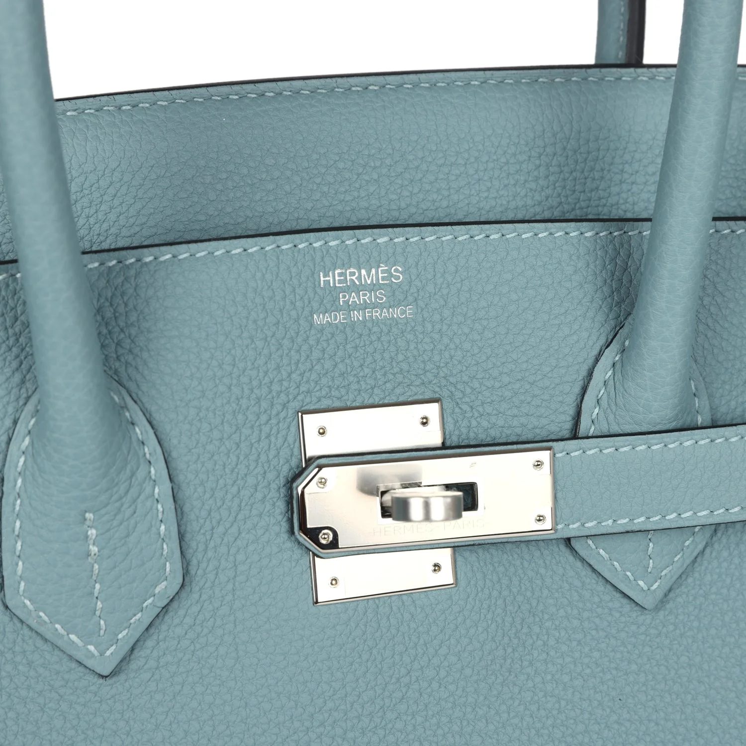 Hermes Birkin 35 Ciel Togo Palladium Hardware - Image 7