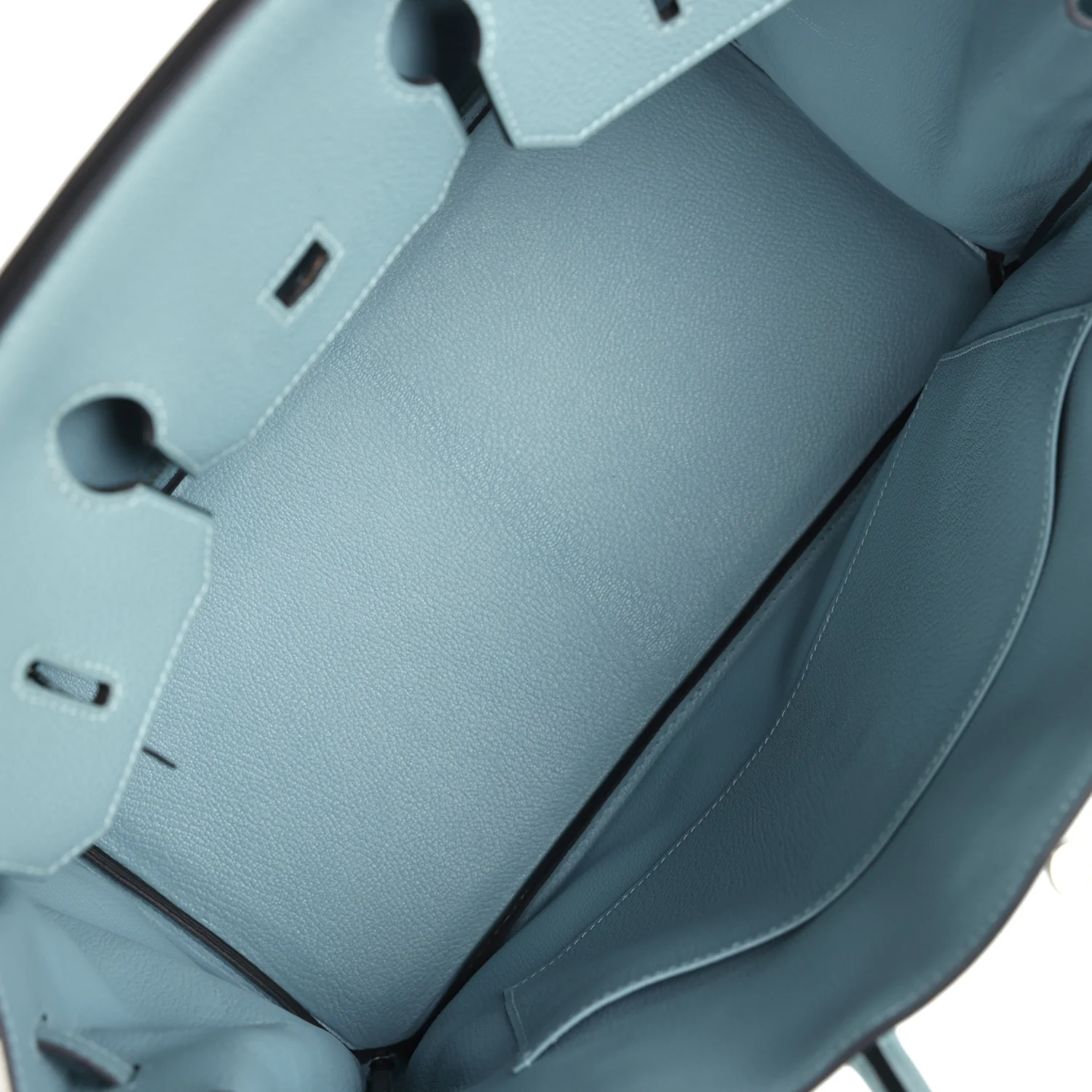 Hermes Birkin 35 Ciel Togo Palladium Hardware - Image 8