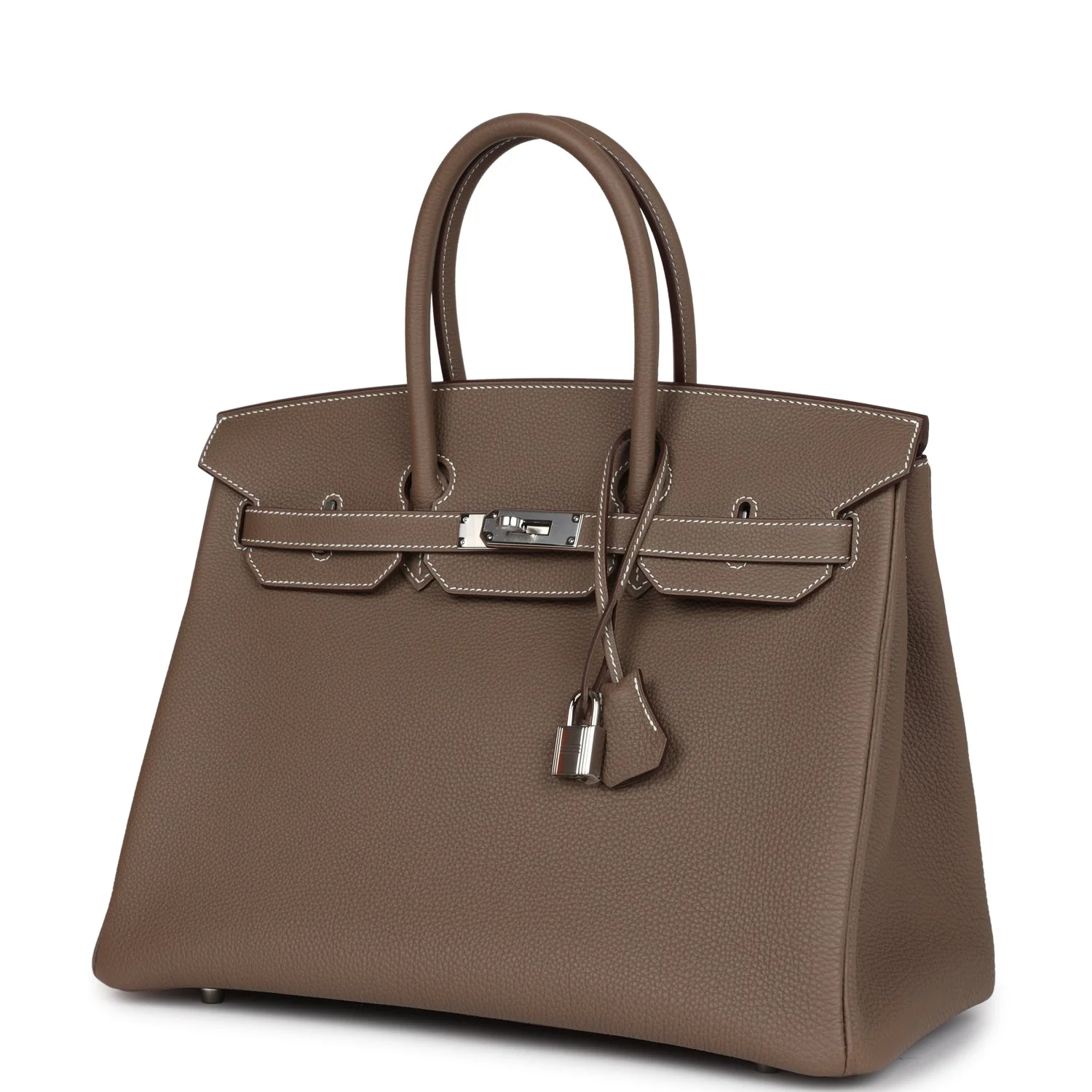 Hermes Birkin 35 Etoupe Togo Palladium Hardware - Image 5