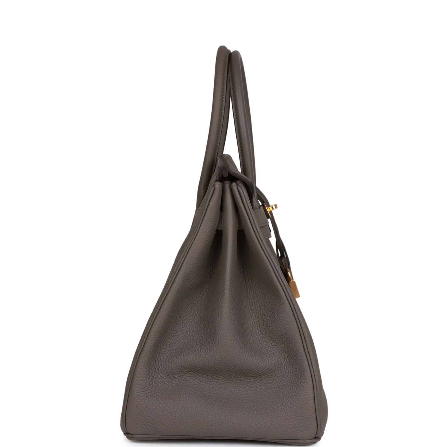 Hermes Birkin 35 Etain Togo Gold Hardware - Image 3