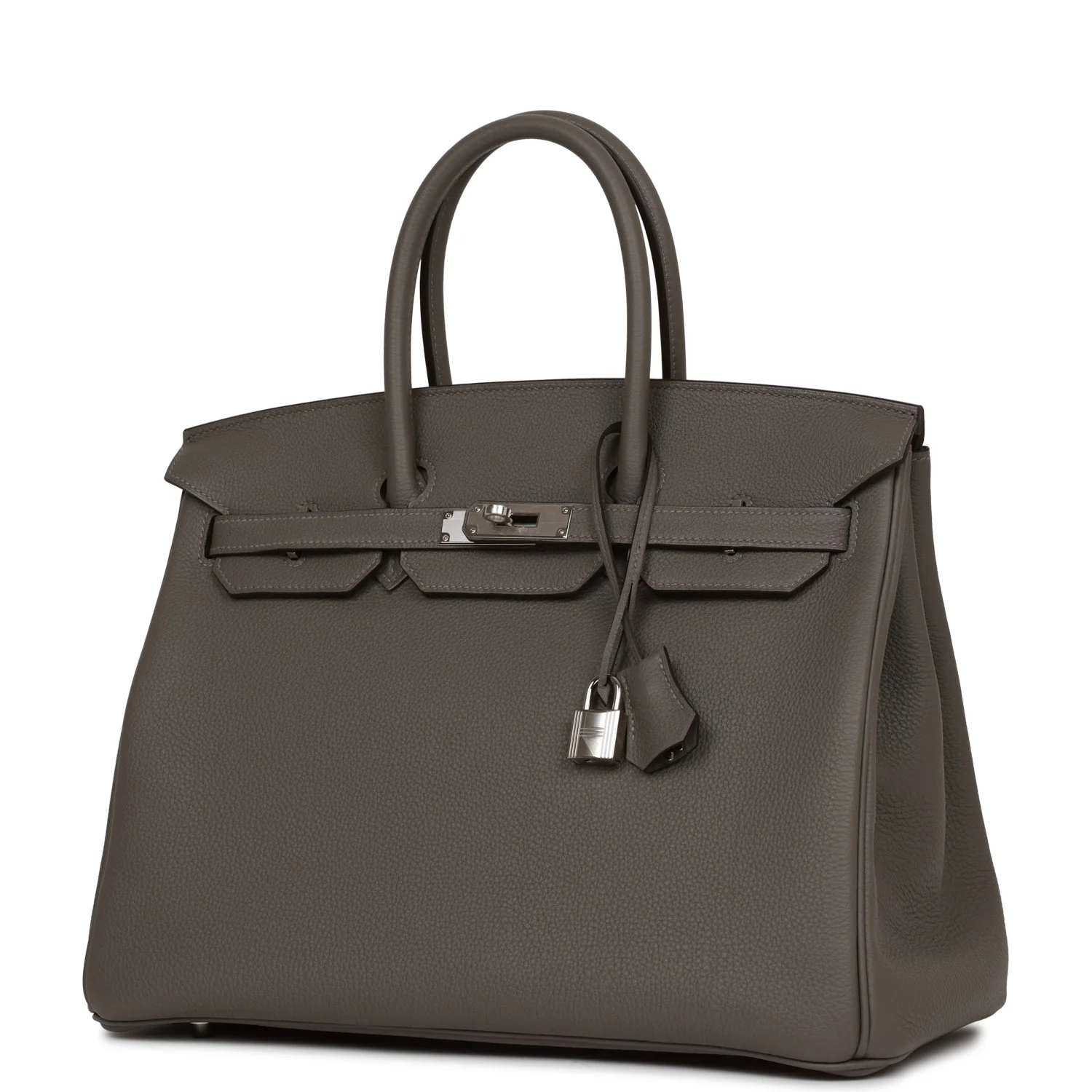 Hermes Birkin 35 Gris Meyer Togo Palladium Hardware - Image 5